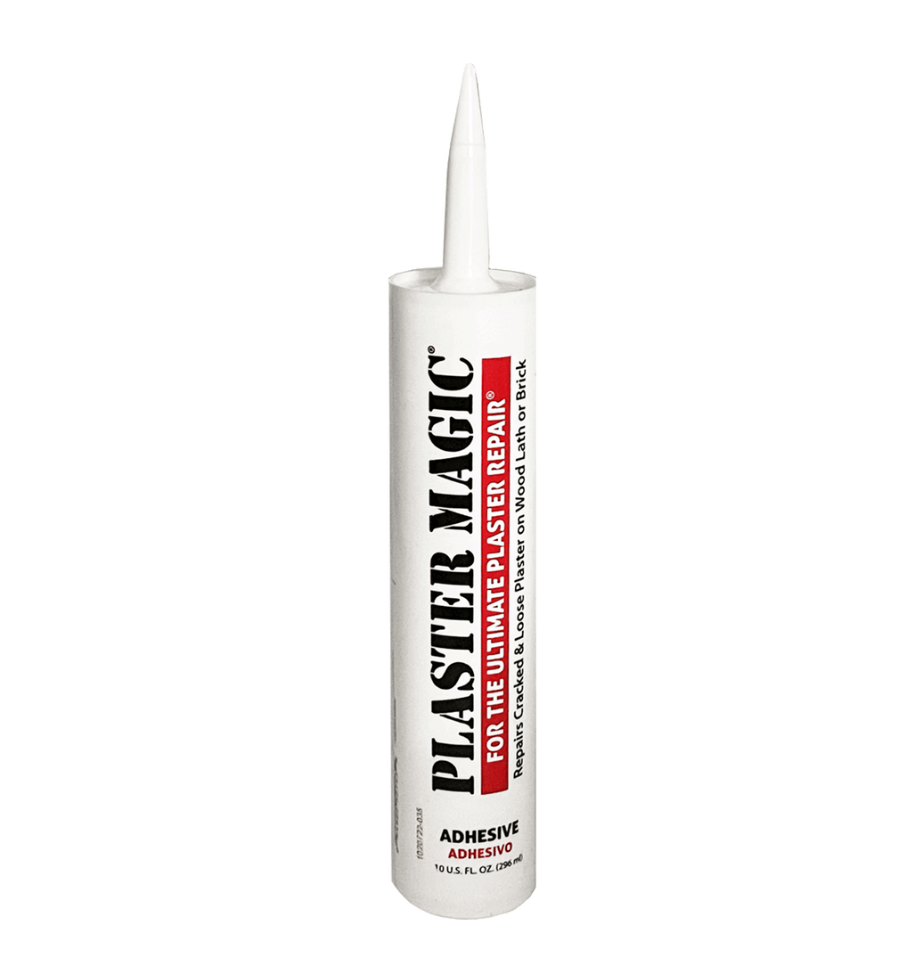 Plaster Magic adhesive tube on a white background
