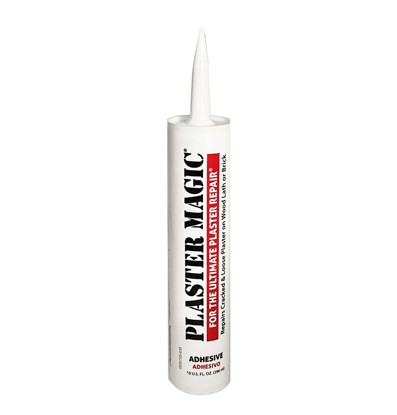 Plaster Magic adhesive tube on a white background