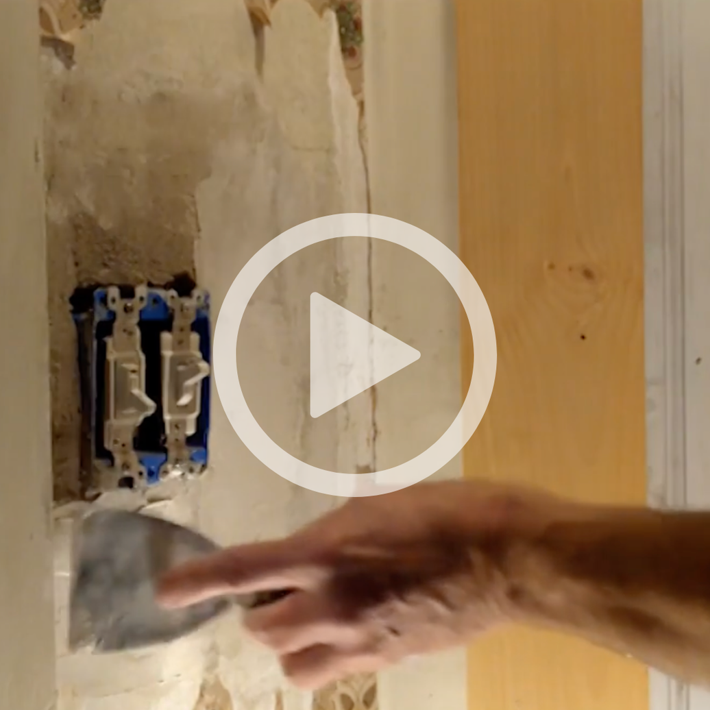 How to Repair Hole and Cracks in Plaster Wall (Part 3)