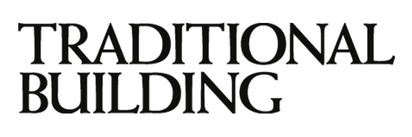 Text 'TRADITIONAL BUILDING' in black on a white background