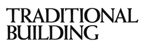 Text 'TRADITIONAL BUILDING' in black on a white background