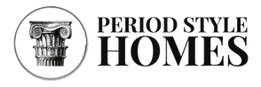 Logo for 'Period Style Homes' with a classical column design.