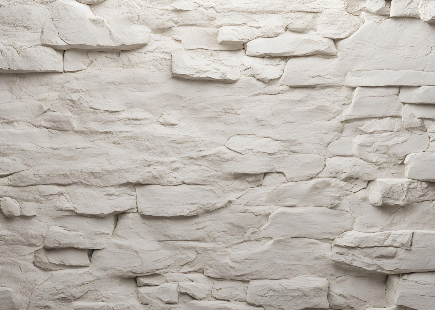 Textured stone wall with light gray stones