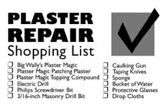 Tools Needed for Plaster Repair with Plaster Magic – Plaster Magic